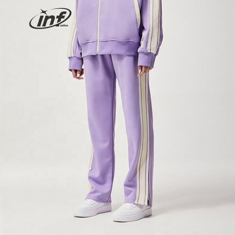 Inflation Flared Pants Sweatpants Zipper Flare Sweat Pants Men