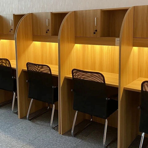 High Quality Melemine School Furniture Library Writing Table And Chair ...