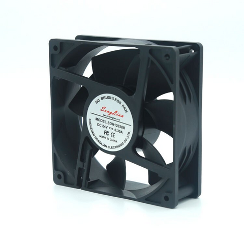 12v 24v Dc Axial Cooling Fan Industry Use Or Home 120*120*38mm 12038