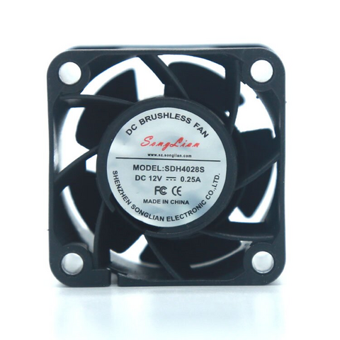Hohe Kühlung Lüfter Wasserdichter Luft DC Bürstenloser Lieferant 40mm 4028 0,18 A 12 Volt Axial 12 V DC Lüfter