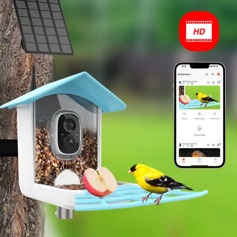 2.5L Smart Solar Camera Bird Feeder