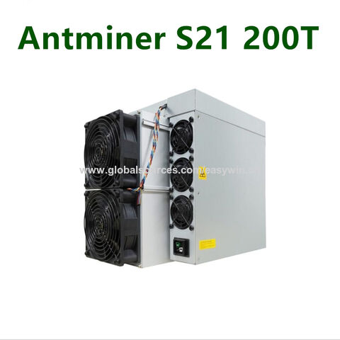 Buy Wholesale China Bitcoin Miner S21 200t Btc/bch Sha256 Air-cooling ...