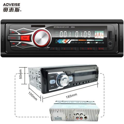 Digital FM Transmitter Fixed Panel Car USB/SD Radio Car MP3 Player