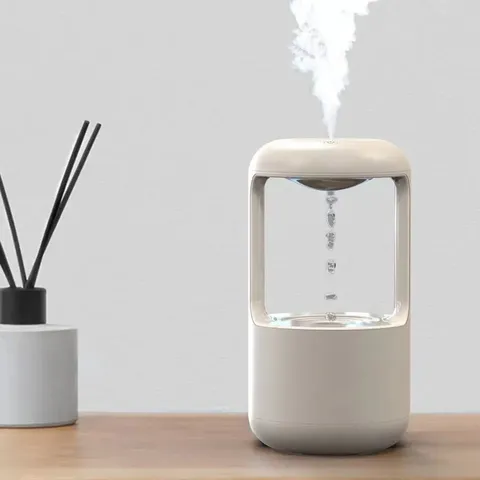 Anti Gravity Air Humidifier Diffuser Aroma Portable Usb 800ml Ultrasonic  Water Drops Led Perfume Mist Maker For Bedroom Car Mini