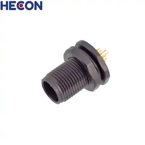 Conector de Plástico Impermeable Serie E7 E10 E13, Enchufe Recto de Acoplamiento Instalable en Campo