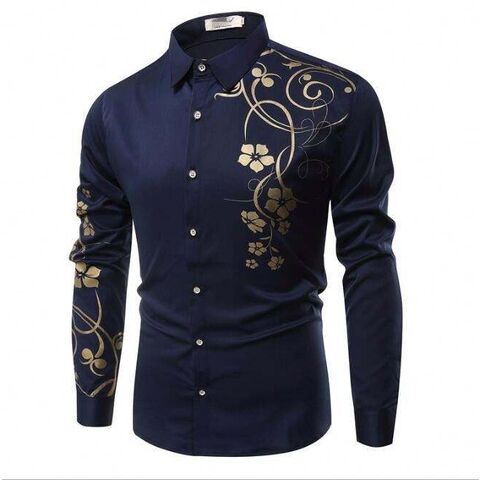 New Style Hot Sale Men's Casual Dress Shirt Button Lapel Collar Gold Flower 3d Print Formal Business Tops Casual Shirts - Buy China Wholesale Men S Long Sleeve Dress Shirts $6.556 | Globalsources.com New Style Hot Sale Men's Casual Dress Shirt Button Lapel Collar Gold Flower 3d Print Formal Business Tops Casual Shirts - Buy China Wholesale Men S Long Sleeve Dress Shirts $6.556 | Globalsources.com