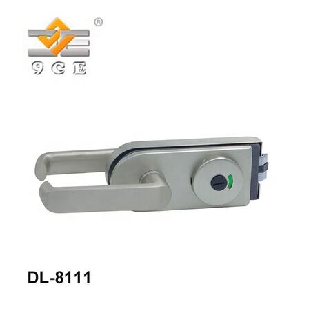 High Quality Aluminum Double Lever Handle Bathroom Swing Glass Door ...