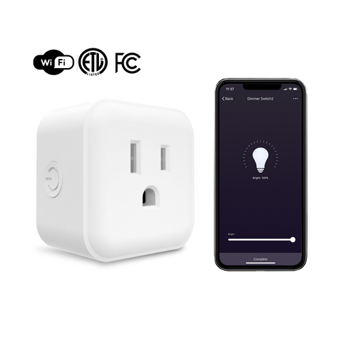 Customize Wifi In Door Portable Socket Outlet 125V Smart Plug with 1 channel On Off Phone App Remote Control Smart Plugin Switch for sale at factory direct price