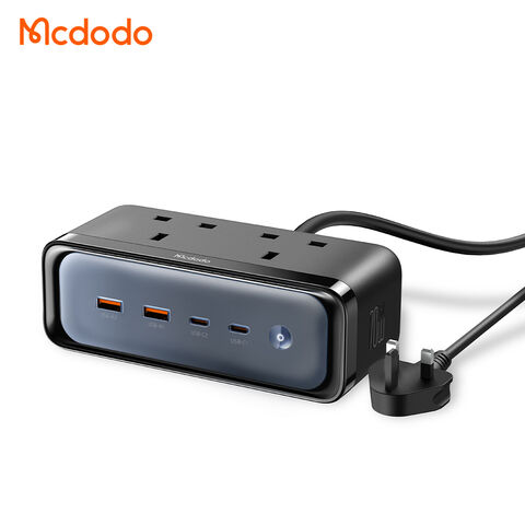 Mcdodo 459 70W Pps Pd3.0 Qc4.0 Rallonge Cordon 2Ac Prise Universelle Royaume-Uni Voyage Bande D'alimentation Avec 2 Usb 2 Type C for sale at factory direct price