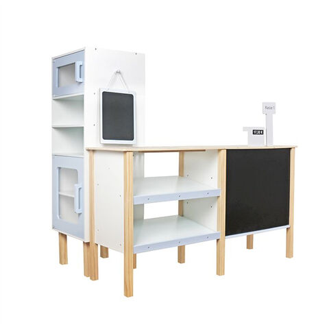 لعبة محاكاة صندوق الدفع للتسوق الخشبي للأطفال W10A181 - لعبة تعليمية للأطفال for sale at factory direct price