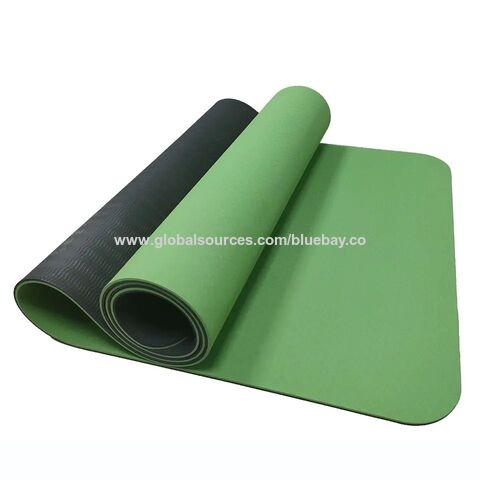 Non-Slip Hot Yoga 1.5 mm Thick Mat with Premium Carry Strap Free