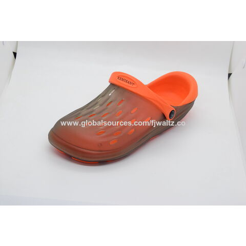 Men's Clogs Ultra-light Thin Soft Soled Hole Shoes Fluorescent
