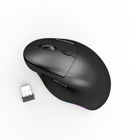 Souris optique verticale sans fil rechargeable souris ergonomique