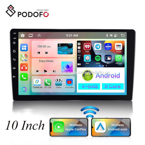 10 Inch Car Stereo Radio Android 12.0 GPS Wifi Double 2 Din Touch Screen  Carplay