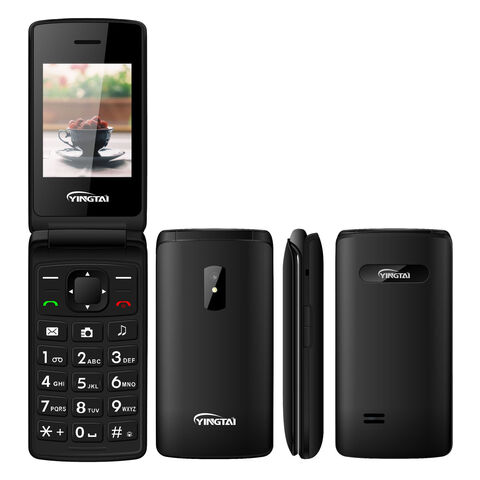 Teléfono Móvil Desbloqueado Personalizable con Doble SIM y Cuatribanda, Pantalla de 2.4 Pulgadas, Último Modelo Flip Phone for sale at factory direct price