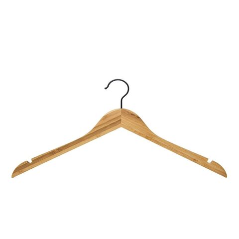 Bamboo Deluxe Contoured Coat Hanger main image 1