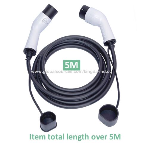 Buy Wholesale China 16a 3.5kw 1phase Ev Charging Cable 10m Type 2