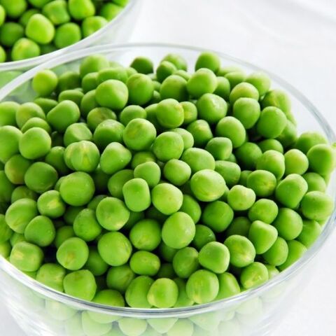 Guisantes secos verdes orgánicos de alta calidad, precio al por mayor, ingrediente saludable vegetal congelado