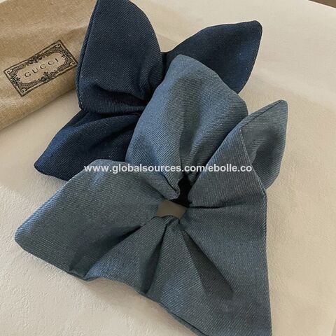 Novos Designs, Scrunchie Quadrado, Elástico de Alta Qualidade, Estilo Catavento