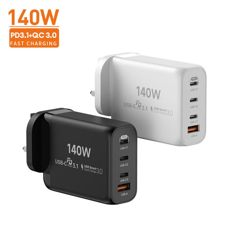 140W 4-Port GaN Wall Charger