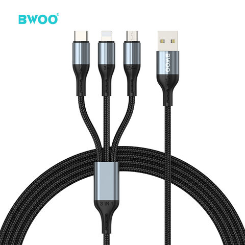 2022 Wholesale Multi-Function 3in1 Type C Micro USB Lightning USB Cable  Retractable Charging Cable - China Retractable USB Cable and USB Charging  Cable price