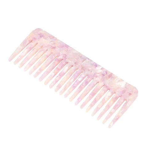 Pentes de cabelo de acetato de celulose coreanos de tamanho grande à venda, pente de alta qualidade para mulheres, pente com logotipo personalizado