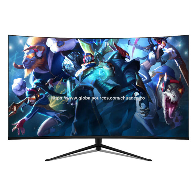 Moniteur d'ordinateur de bureau avec écran incurvé, Type C et HDMI en gros, avec base ajustable et rotative