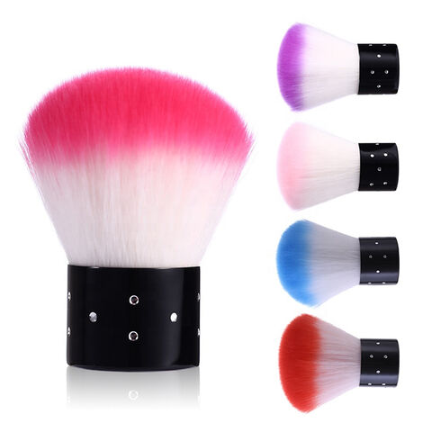 Large Soft Blush Powder Pink Hair Mushroom Shape Makeup Brush Nail Paint  Gel Dust Cleaning Brush Make Up Nail Art Manicure Tool