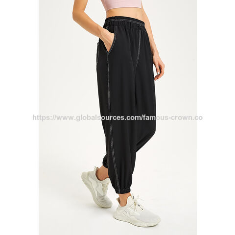 Wholesale women's sports pants, black gym wear, Running wear,sport wear,yoga wear, women active wear for sale at factory direct price