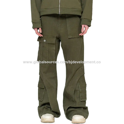 OEM/ODM Fashion Hombre Mujer Trousers Multi Pocket Cargo Casual