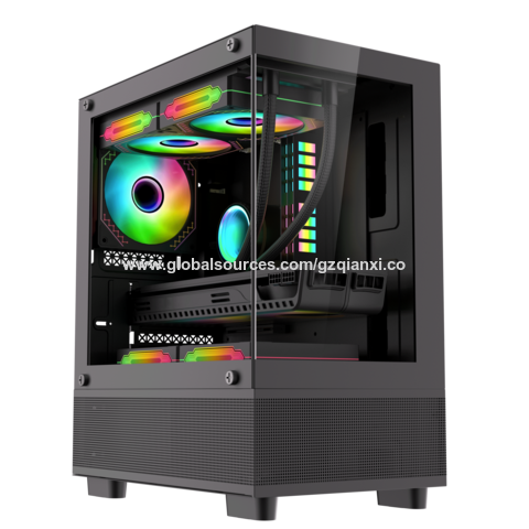 Factory Discount Price Desktop Computer Case Transparent Window Full ...