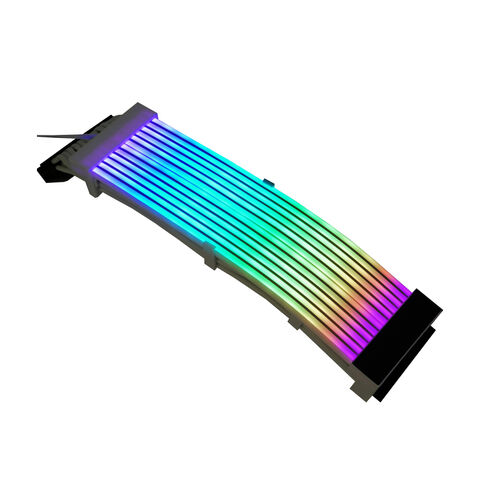 Support de montage Vertical pour carte graphique lumière RGB câble
