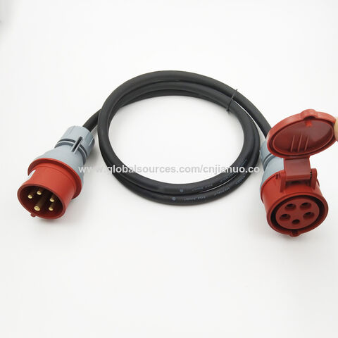 European Type Plug 220V/400V Extension Power Cord Reels