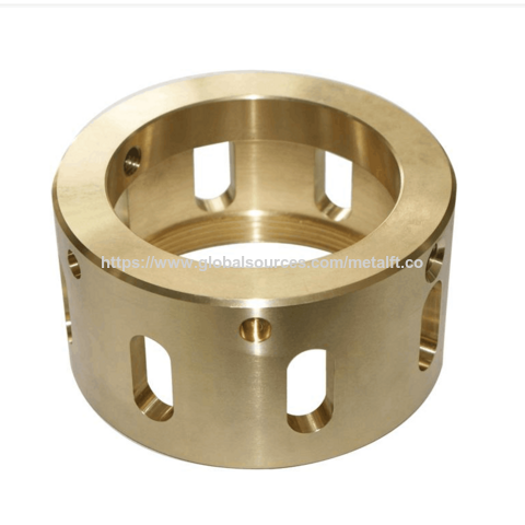 Pièces de Précision Usinées CNC Sur Mesure - Composants en Alliage de Laiton et d'Aluminium pour Machines