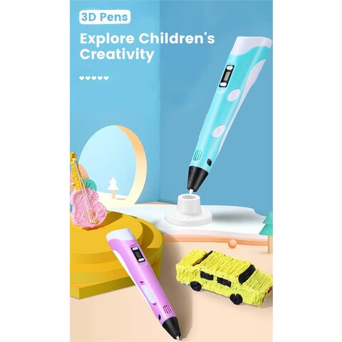 Bolígrafo 3d, bolígrafo de impresora 3d Diy, bolígrafos de dibujo,  impresión 3d, lo mejor para niños con filamento Abs de 1,75mm