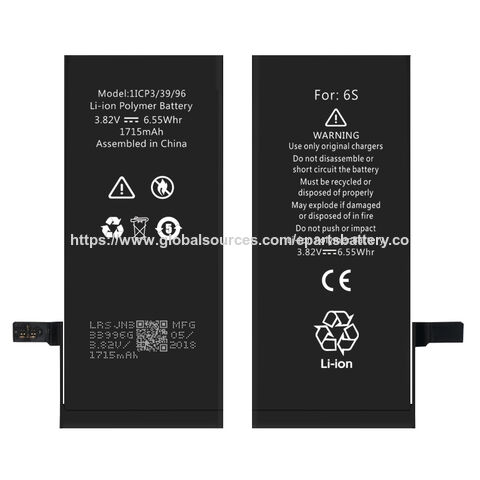 Batería para iPhone 6S 1715mAh con Adhesivo o Kit de Herramientas de Reparación para Móvil for sale at factory direct price