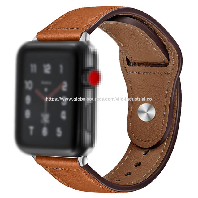 Pulsera de Cuero Genuino Vintage para iWatch, Compatible con Apple Watch Ultra SE Series 8 7 6 5, Correa Deportiva Retro