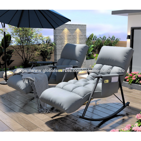 Hotel Rocking Chair Wholesale High Quality Bedroom Relaxing Lounge Recliner Balcony Rocking ...