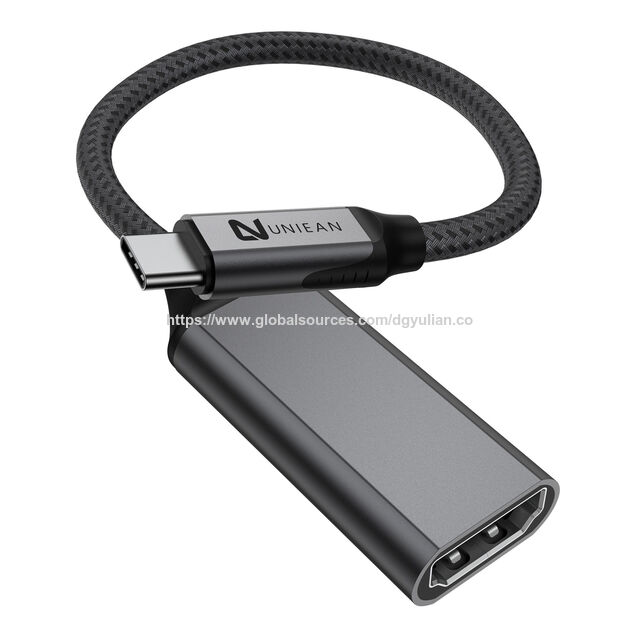 thumbnail image 2 of Usb C Male To Female HDMI Male To USB-C Female Adapter | Aluminum Alloy Type -C To HDMI Converter | 4K 60Hz Support For Windows Android Mac Windows Android Mac Compatible 2 of 11