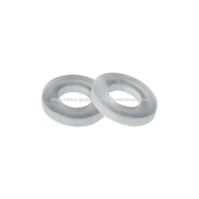 Arandela de Plástico 16*8*T2 PP Color Natural Fabricación Bajo Precio blanco negro Arandela Plana de Plástico Separador de Nylon Arandelas Redondas Junta Plana