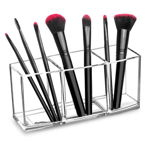 Porte-pinceaux de maquillage, porte-stylo anti-poussière personnalisé  vitrine cosmétique boîte de rangement conteneur
