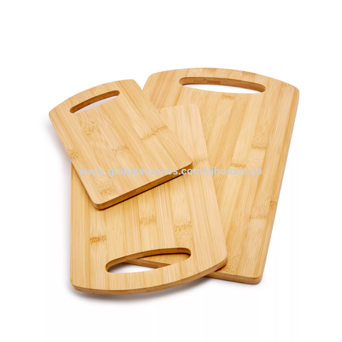 Buy Wholesale China Bamboo Cutting Board Set For Kitchen (3 Pieces), Wood Cutting  Set For Meat Cheese And Vegetables. & Bamboo Cutting Board at USD 4.6