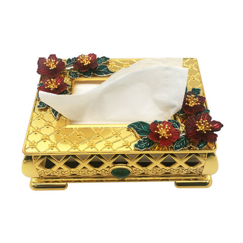 Elegante nach Hause dekorative Taschentuch Fall Taschentuch Box Pu