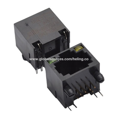 Buy Wholesale China 8p8c Rj45 Connectors, Right Angled, Tab-up, With ...