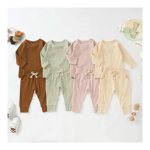 Wholesale Organic Knitted Full Sleeve Spring And Autumn Ribbed Cotton ...