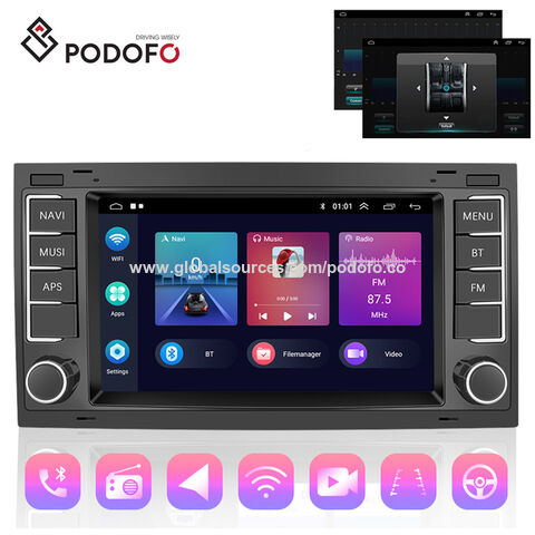 Achetez en gros Podofo 7 Pouces 2 64g 8-core 1 Din Android 13 Autoradio Ips  Gps Bt Wifi 4g Fm Rds Dsp Dvd Carplay Android Auto Split écran Pour Gmc  Chine et
