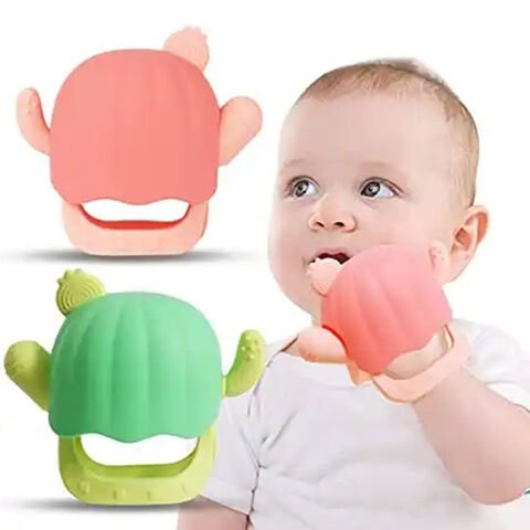 Baby clearance mitten teether