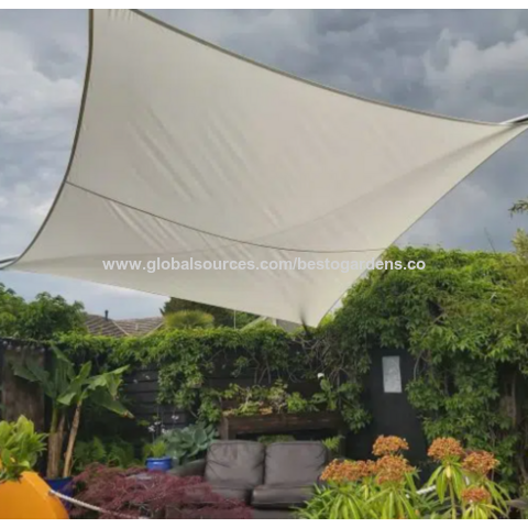 Buy China Wholesale 3.6x4.8m Rectangle Sun Shade Sail Canopy Outdoor Shade  Sail Cloth For Patio Deck Yard With D-rings And Rope Included & Sun Shade  Sails $8