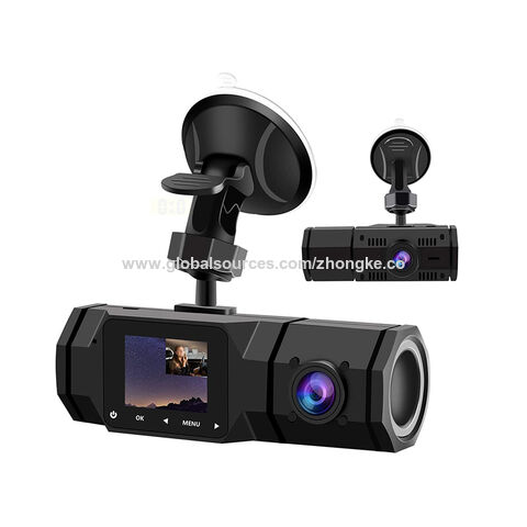 Double Caméra Voiture Tableau de Bord Full HD 1080P Enregistreur Vidéo  Dashcam