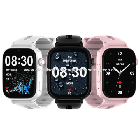 Reloj Inteligente para Niños 4G GPS de 1.85 pulgadas con Videollamada, Llamada SOS, Tarjeta SIM, Mensajes y Posicionamiento GPS LBS RTOS WiFi